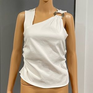 Zara white top
